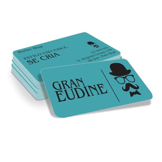 Cartões de Visita PVC Branco Lapa São Paulo